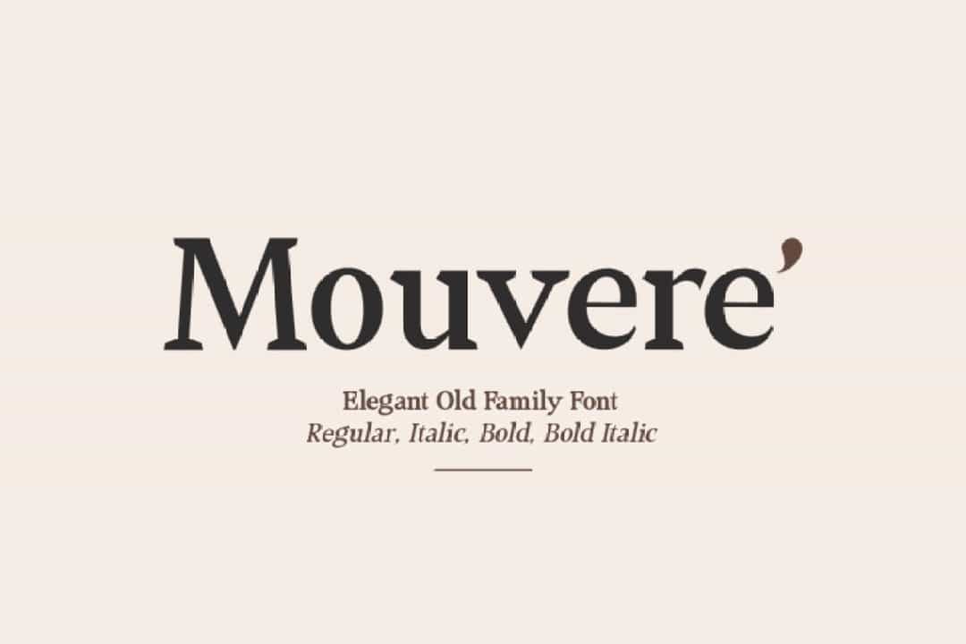 Mouvere’ Font Image 1