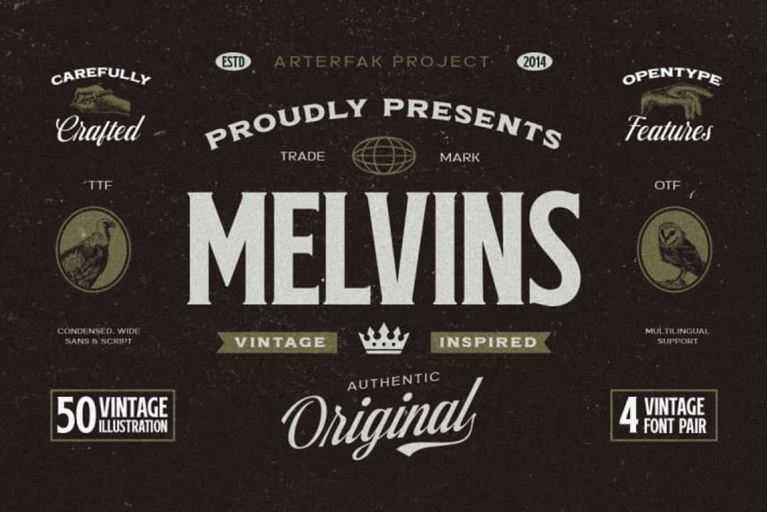 Melvins Font Image 1