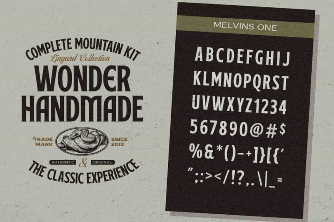 Melvins Font Image 3