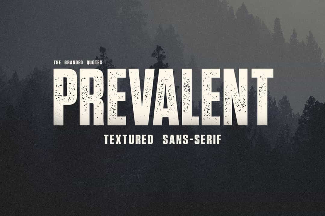 Prevalent Font Image 1