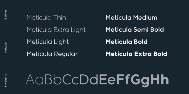 Meticula Font Family Image 3