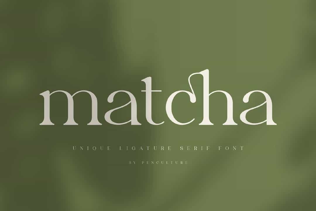 Matcha Font Image 1