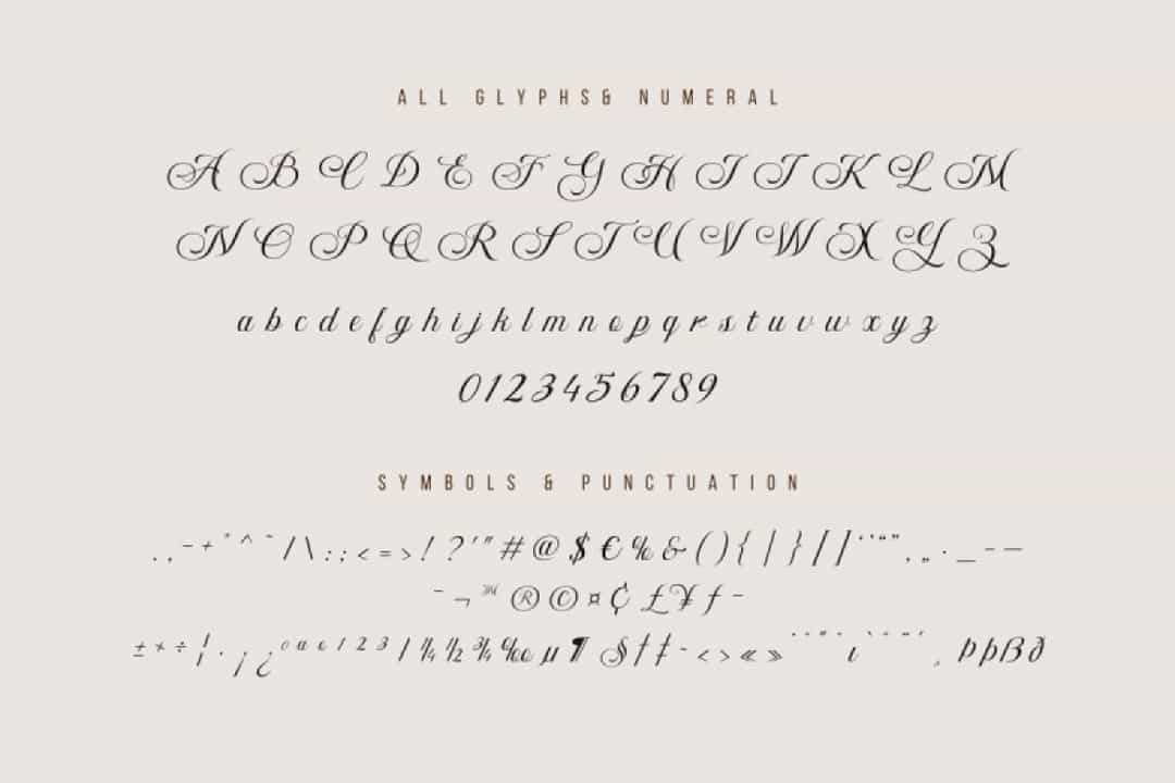 Bidena Font Image 3