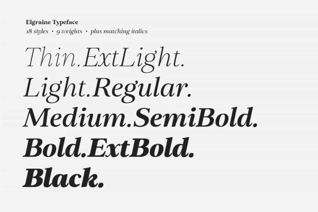 Elgraine Font Image 3