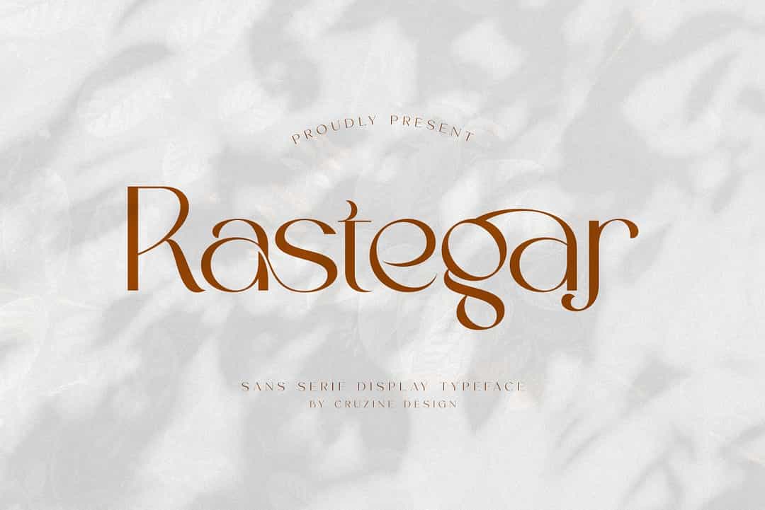 Rastegar Font Image 1