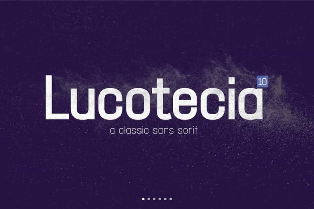 Lucotecia Font Image 1