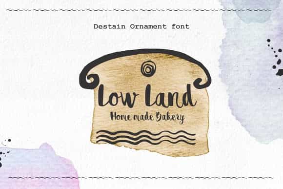 Destain Script Font Free Image 3