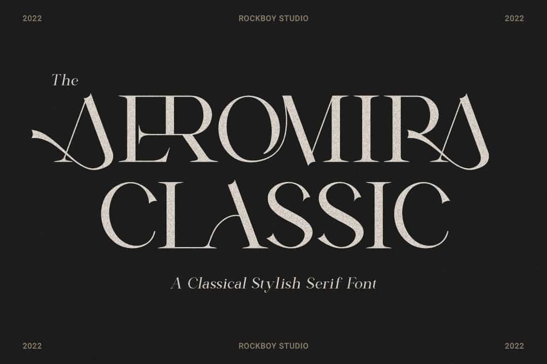 Aeromira Classic Font Image 1