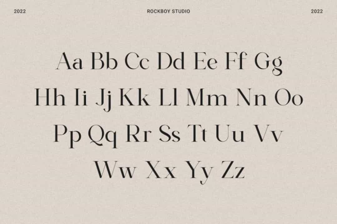 Aeromira Classic Font Image 2