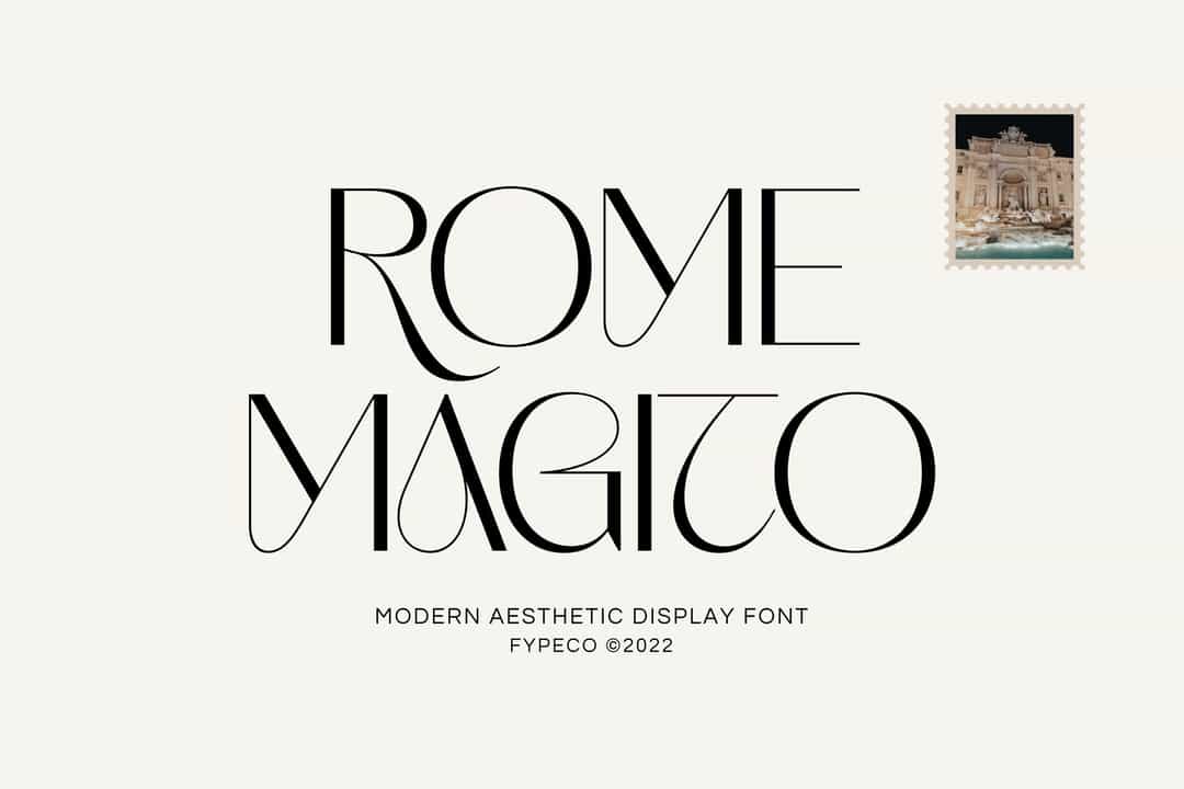 Rome Magito Font Image 1