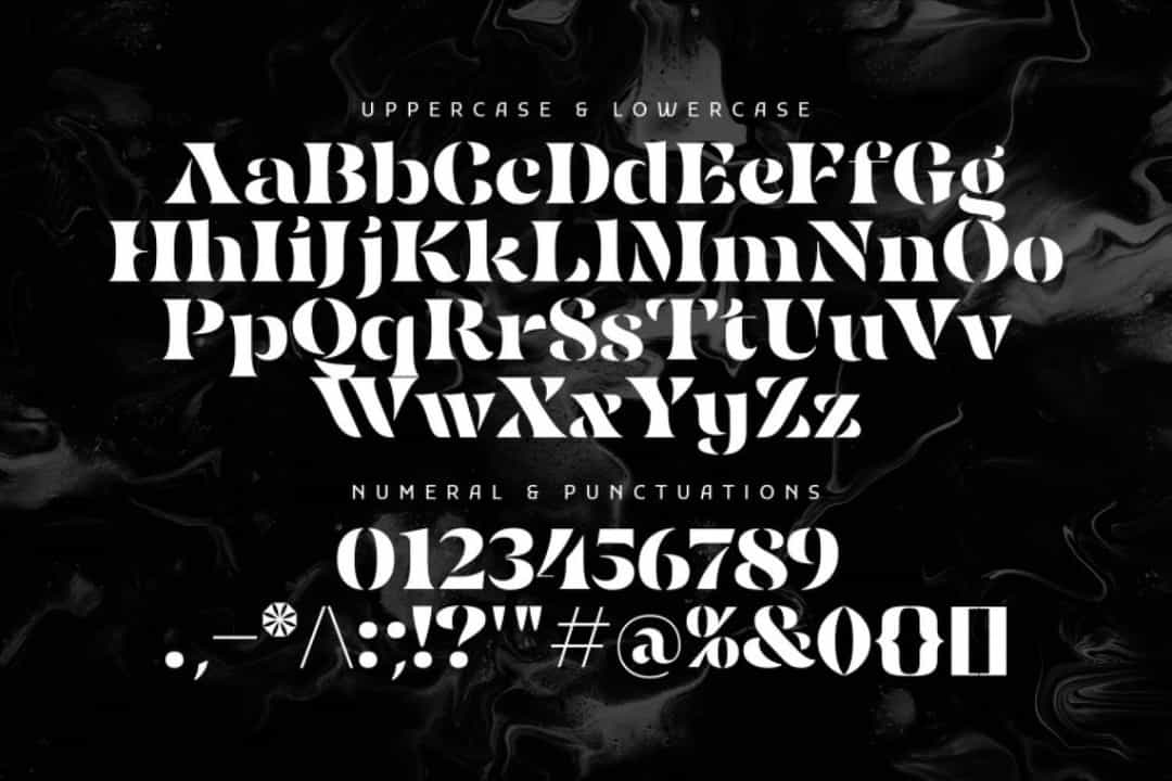 Avestrage Font Image 3