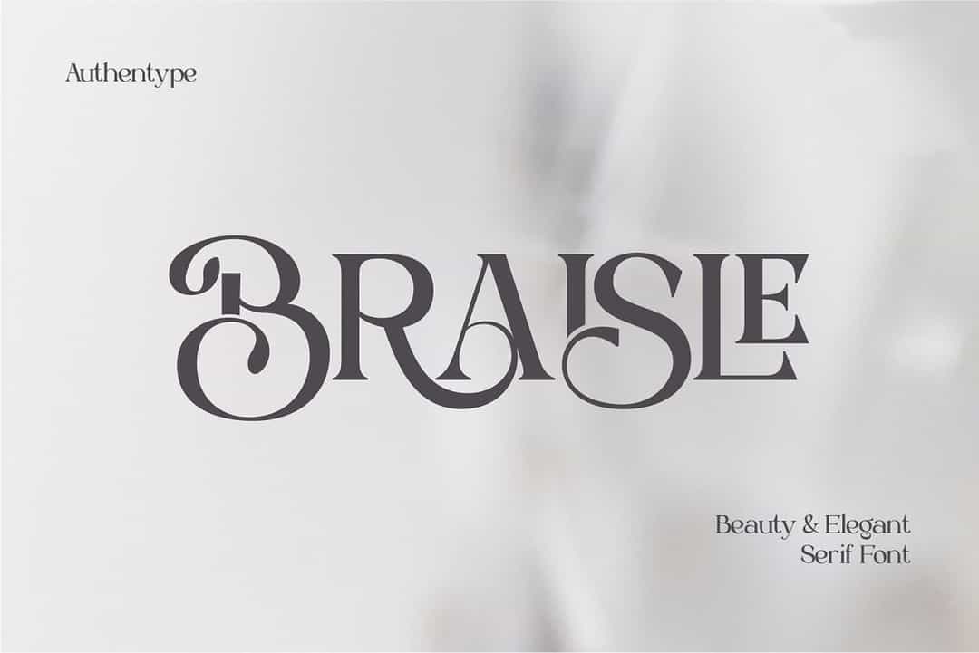 Braisle Font Image 1