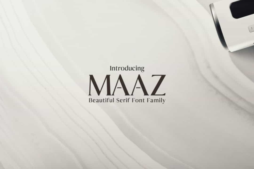 Maaz Font Image 1
