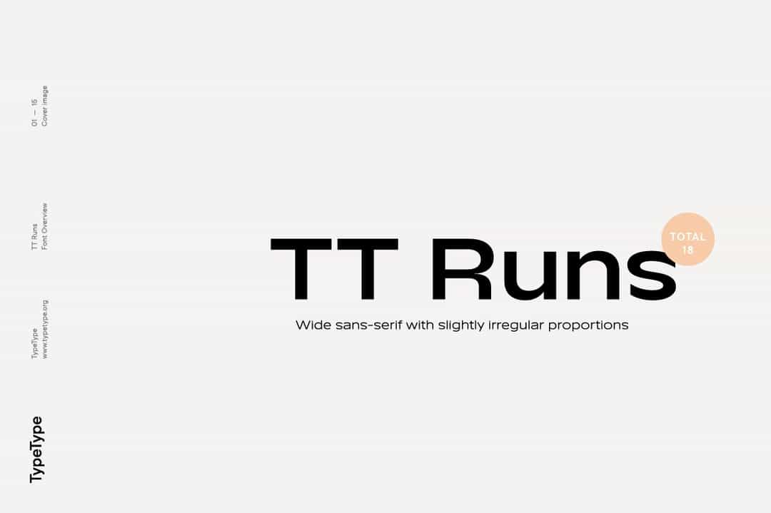 TT Runs Font Image 1