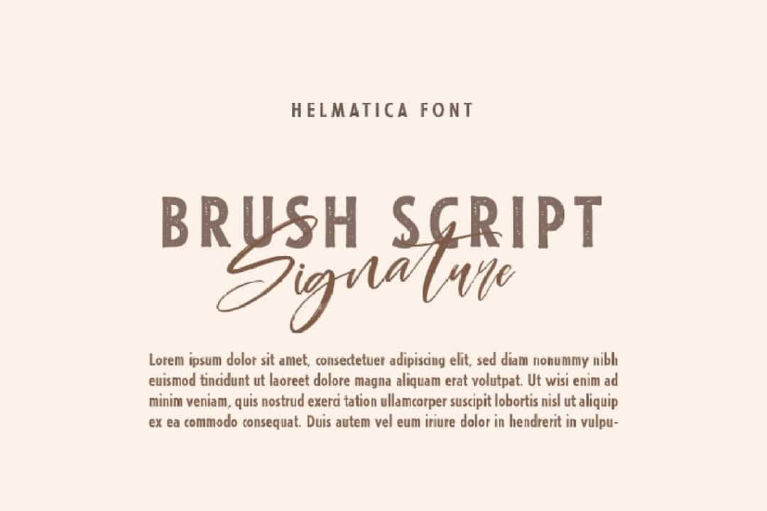 Helmatica Font Image 2