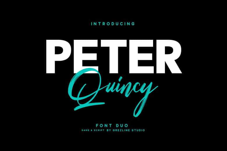 Peter Quincy Font Image 1