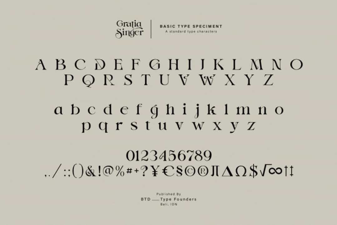Gratia Singer Font Image 3