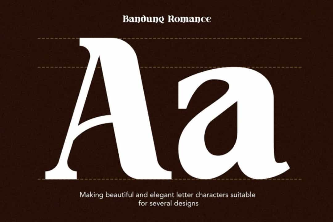 Bandung Romance Font Image 2