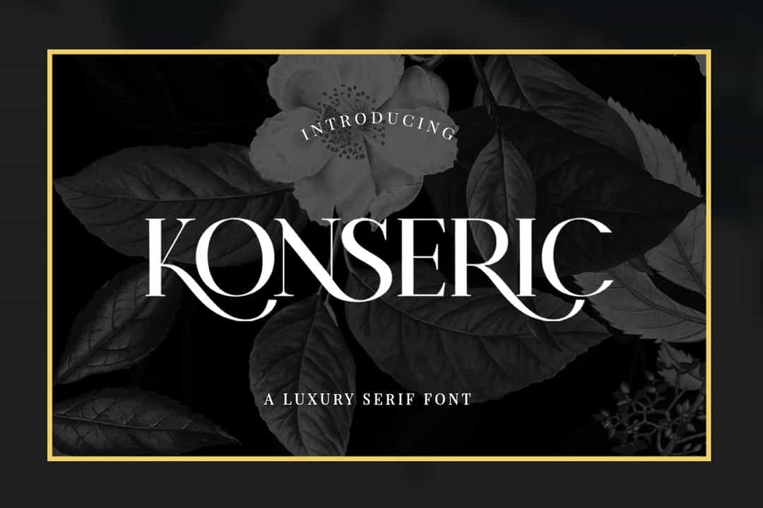 Konseric Font Image 1
