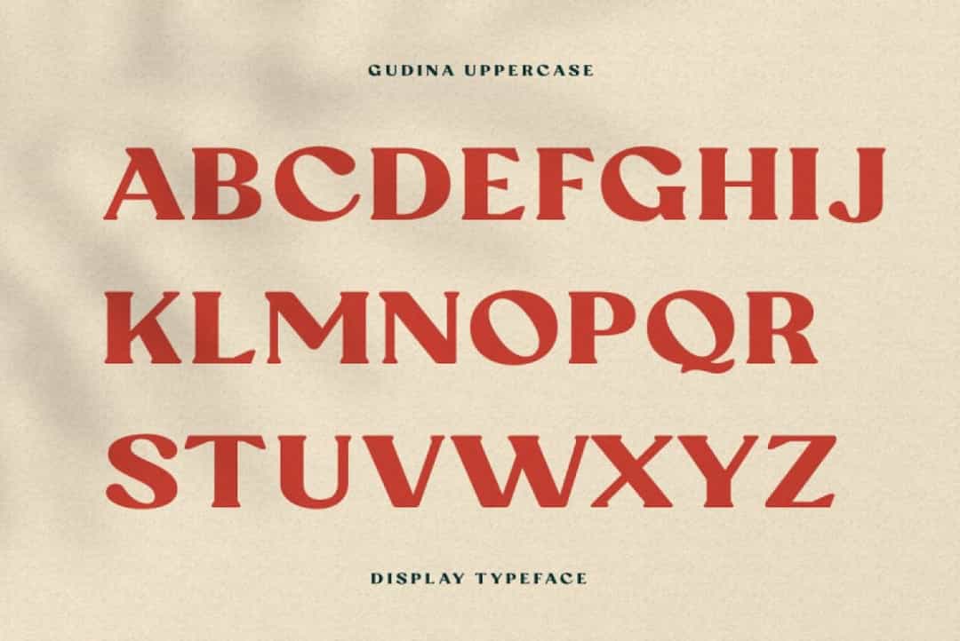 Gudina Font Image 2
