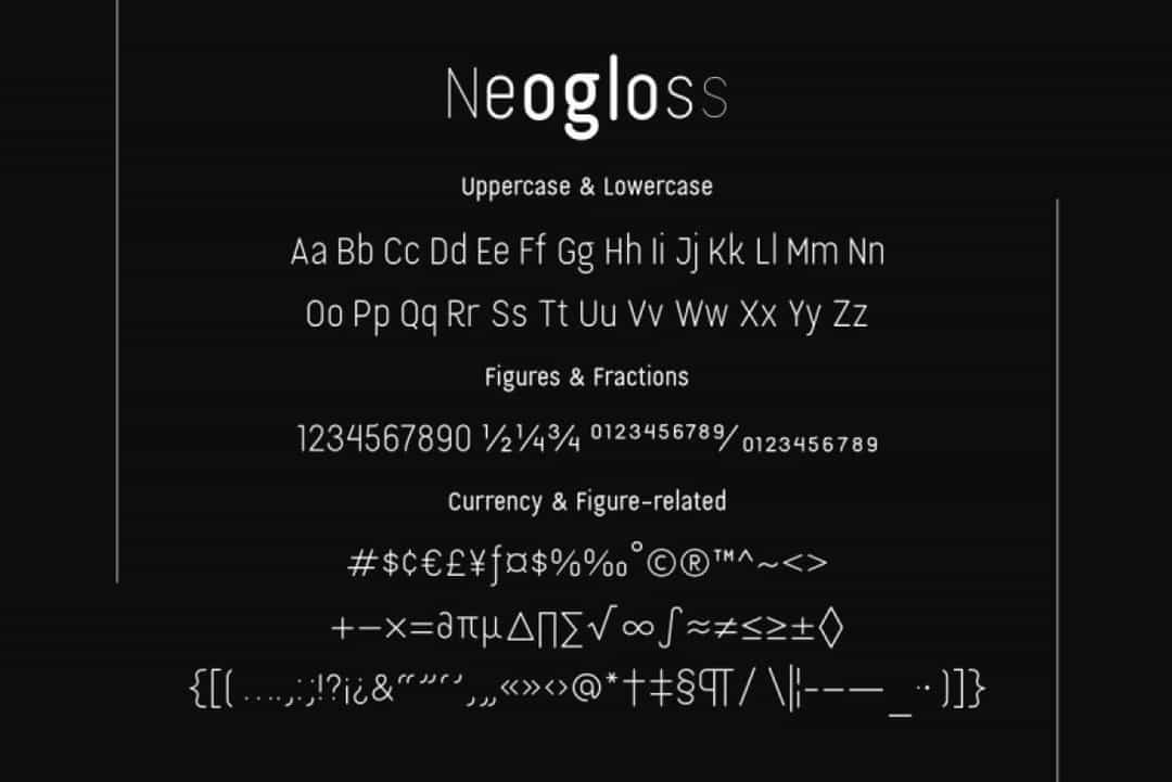 Neogloss Font Image 3