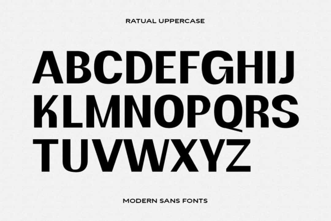 Ratual Font Image 2