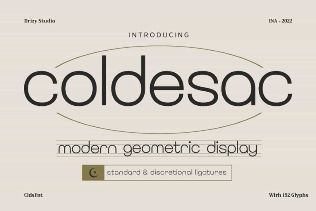 Coldesac Font Image 1