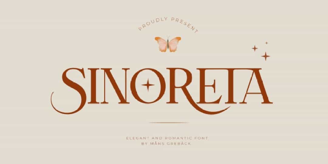Sinoreta Font Image 1