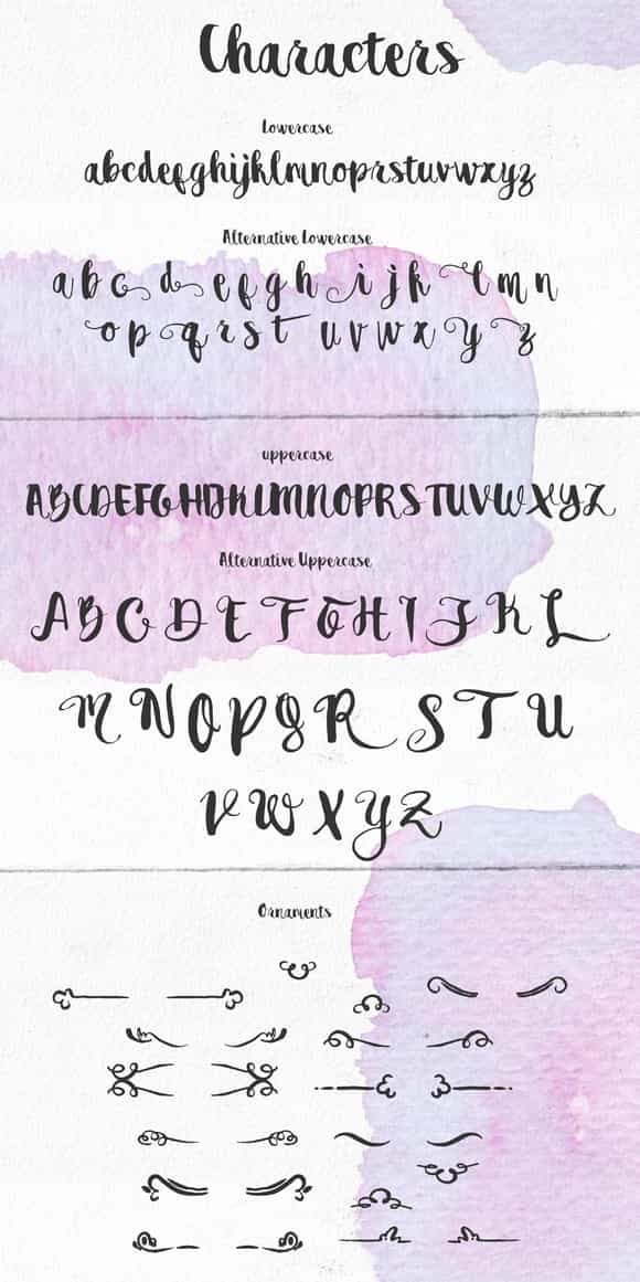 Destain Script Font Free Image 5