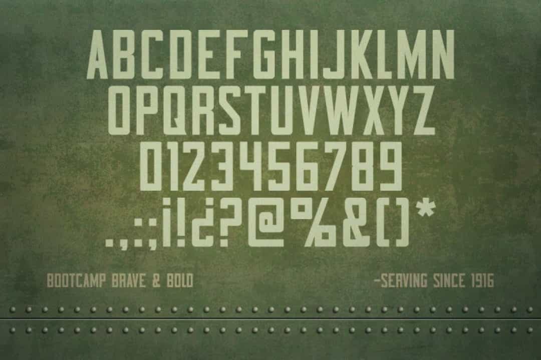 Bootcamp Font Image 3