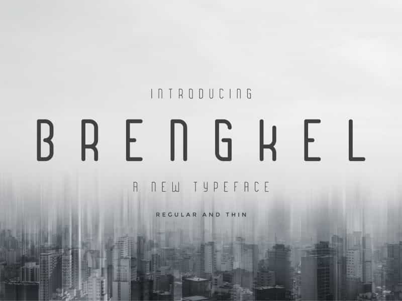 Brengkel Typeface Image 1