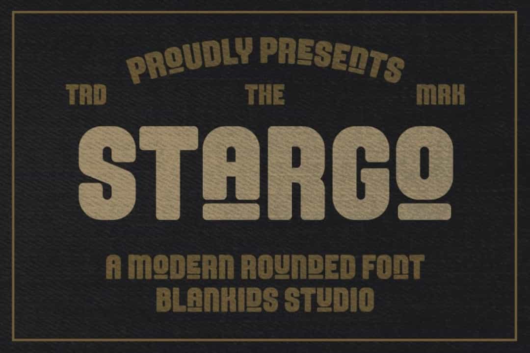 Stargo Font Image 1