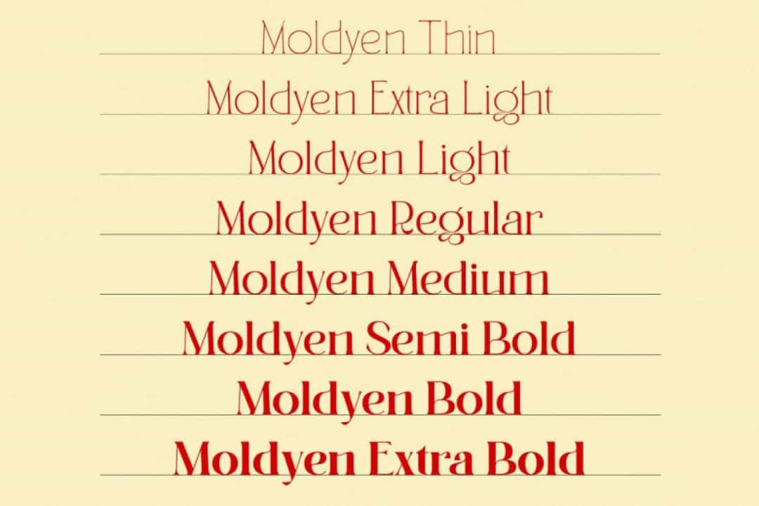 Moldyen Font Image 2