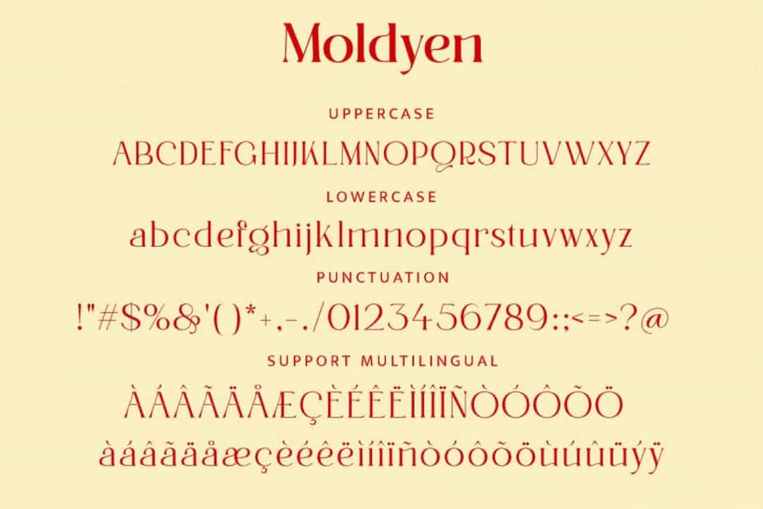 Moldyen Font Image 3