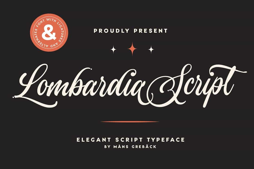 Lombardia Script Font Image 1
