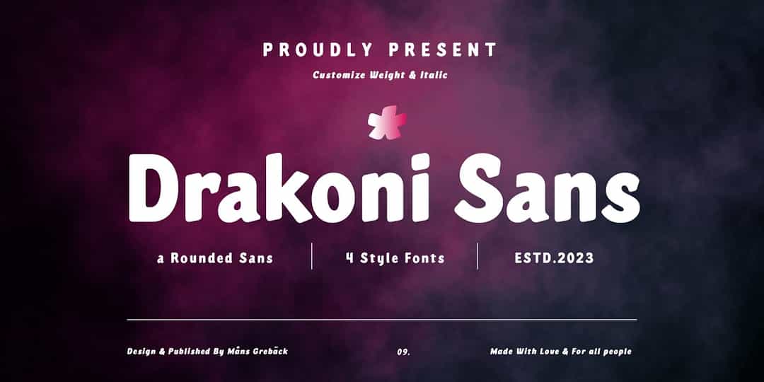 Drakoni Sans Font Image 1