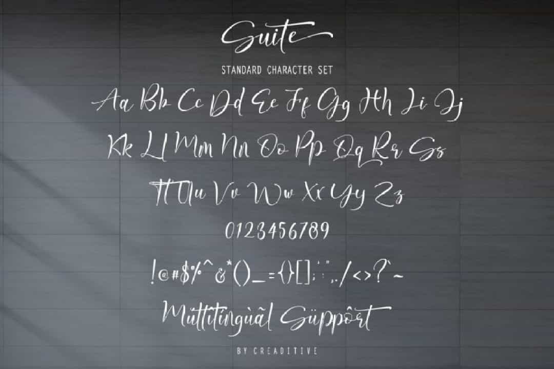 Suite Font Image 3