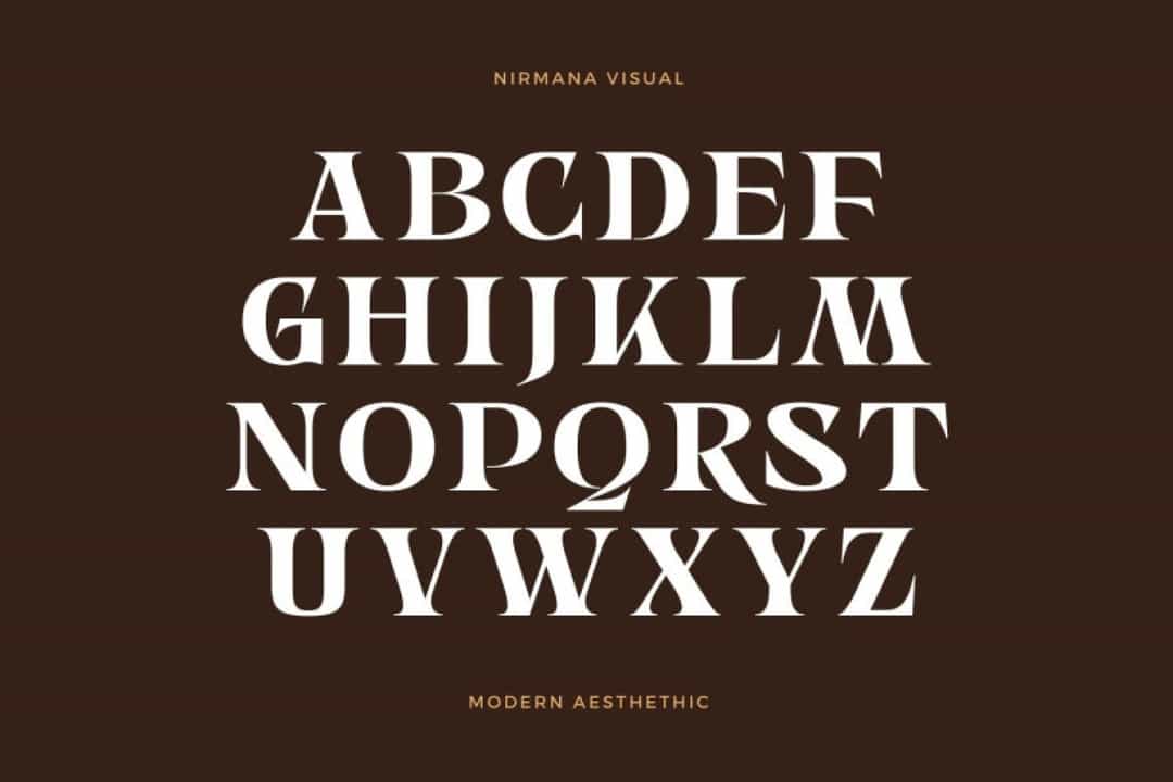 Modern Aesthetic Font Image 2