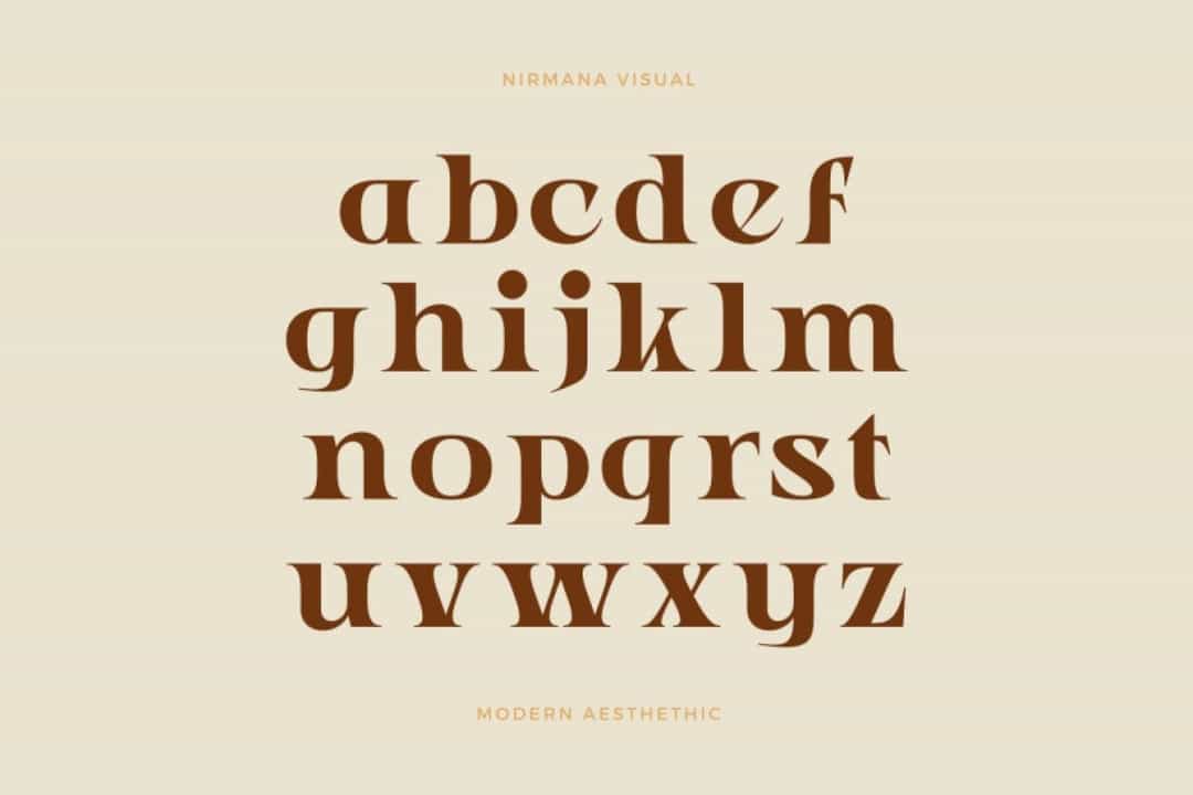 Modern Aesthetic Font Image 3