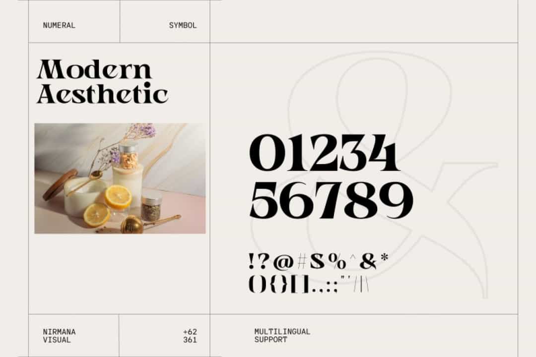 Modern Aesthetic Font Image 4