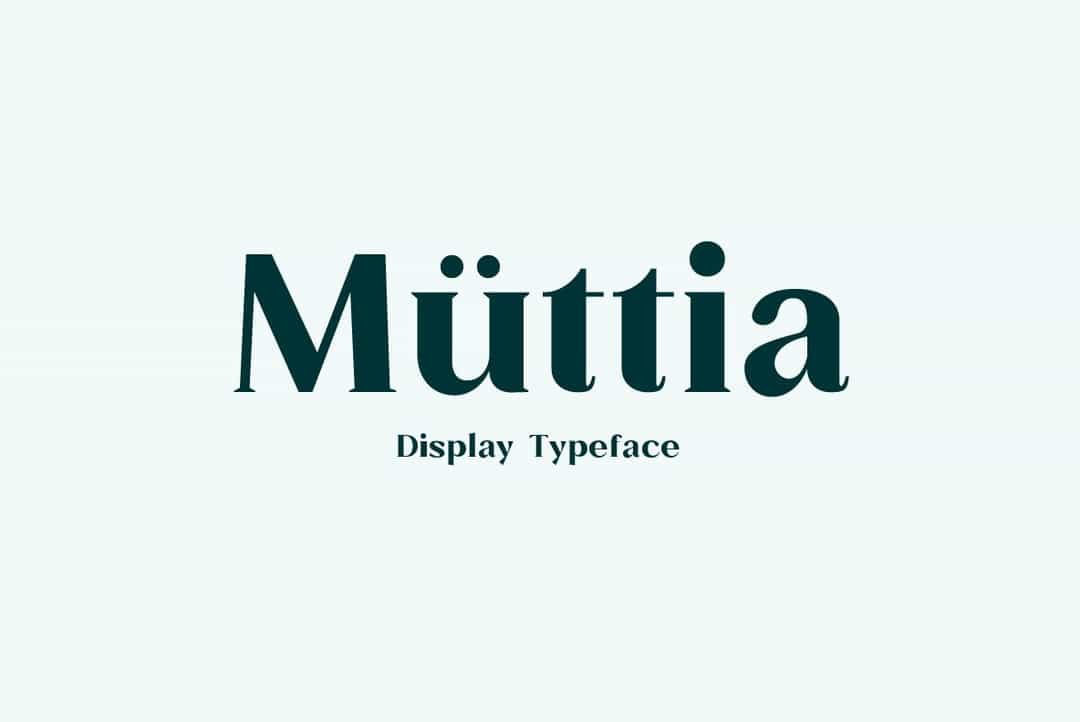 Muttia Font Image 1
