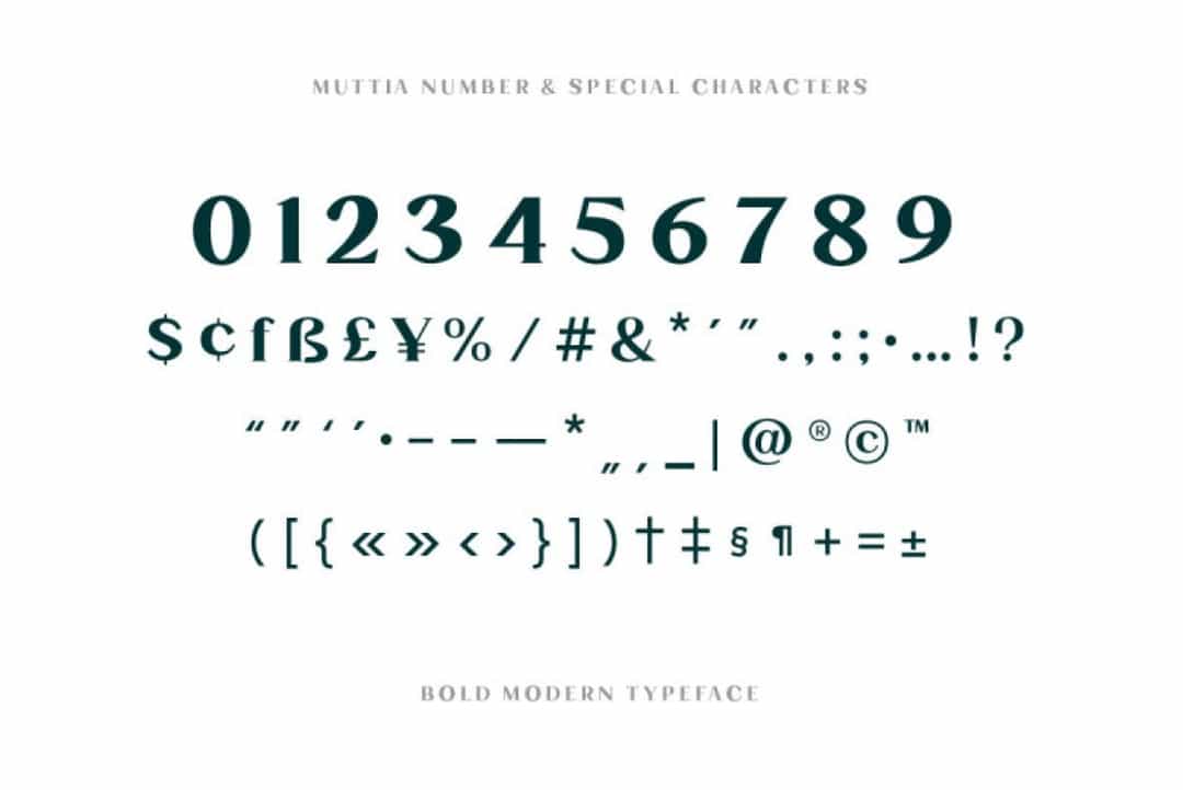Muttia Font Image 4