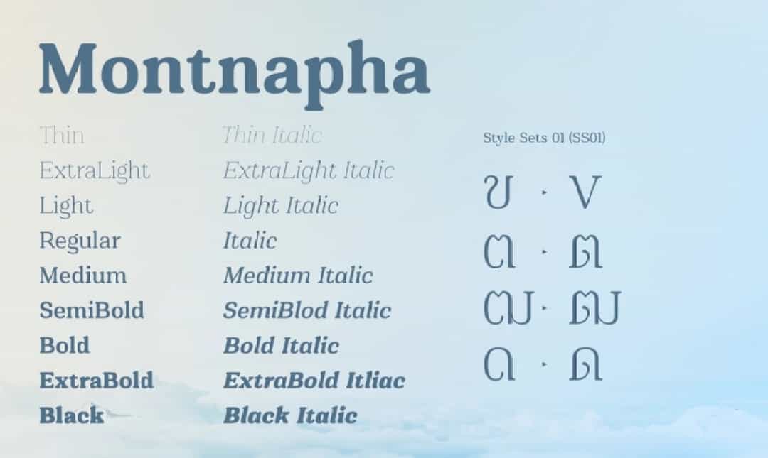 Montnapha Font Image 2