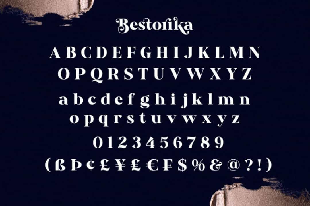 Bestorika Font Image 3