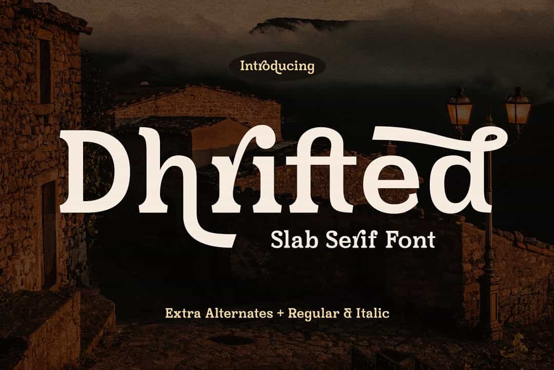Dhrifted Font Image 1