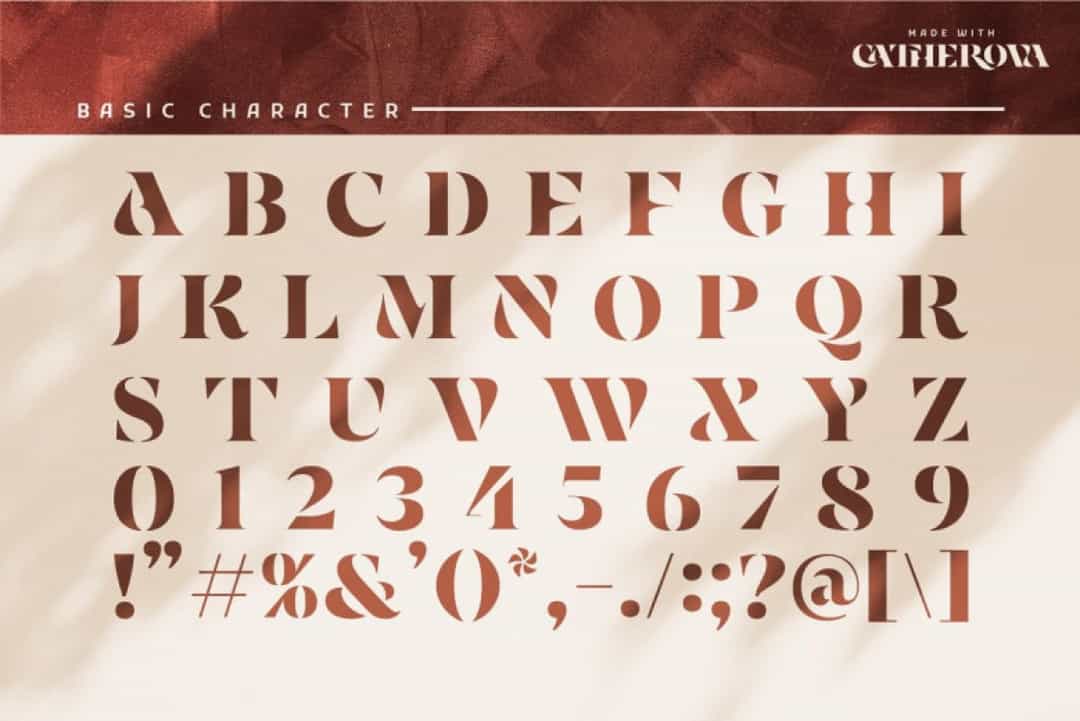 Catherova Font Image 3