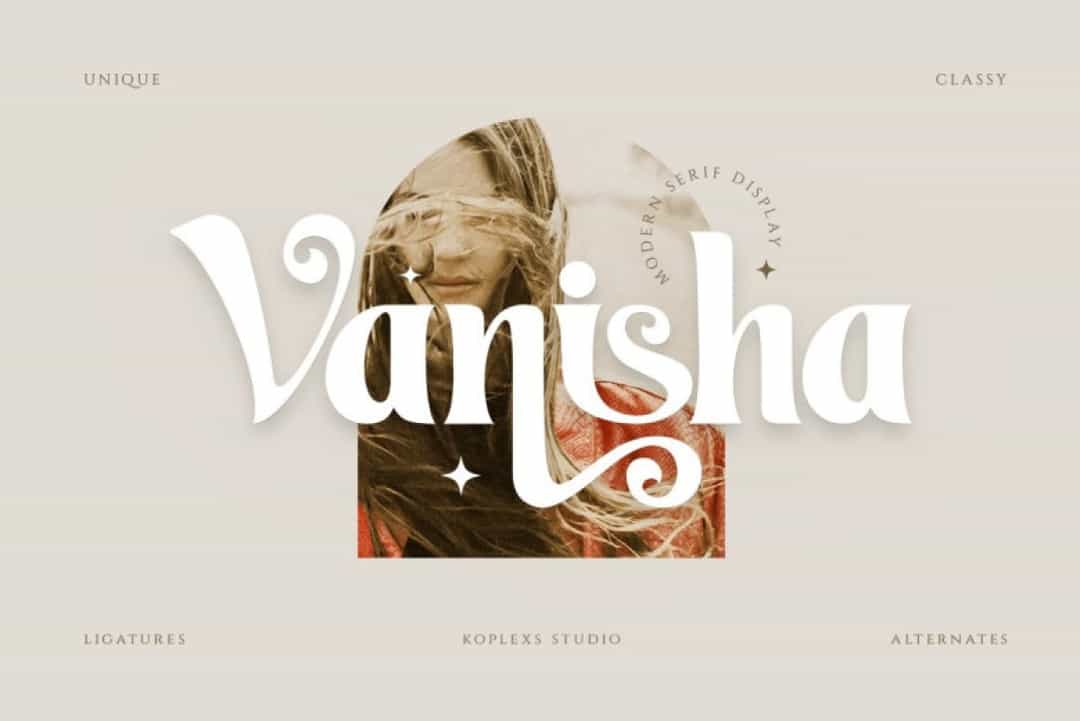 Vanisha Font Image 1