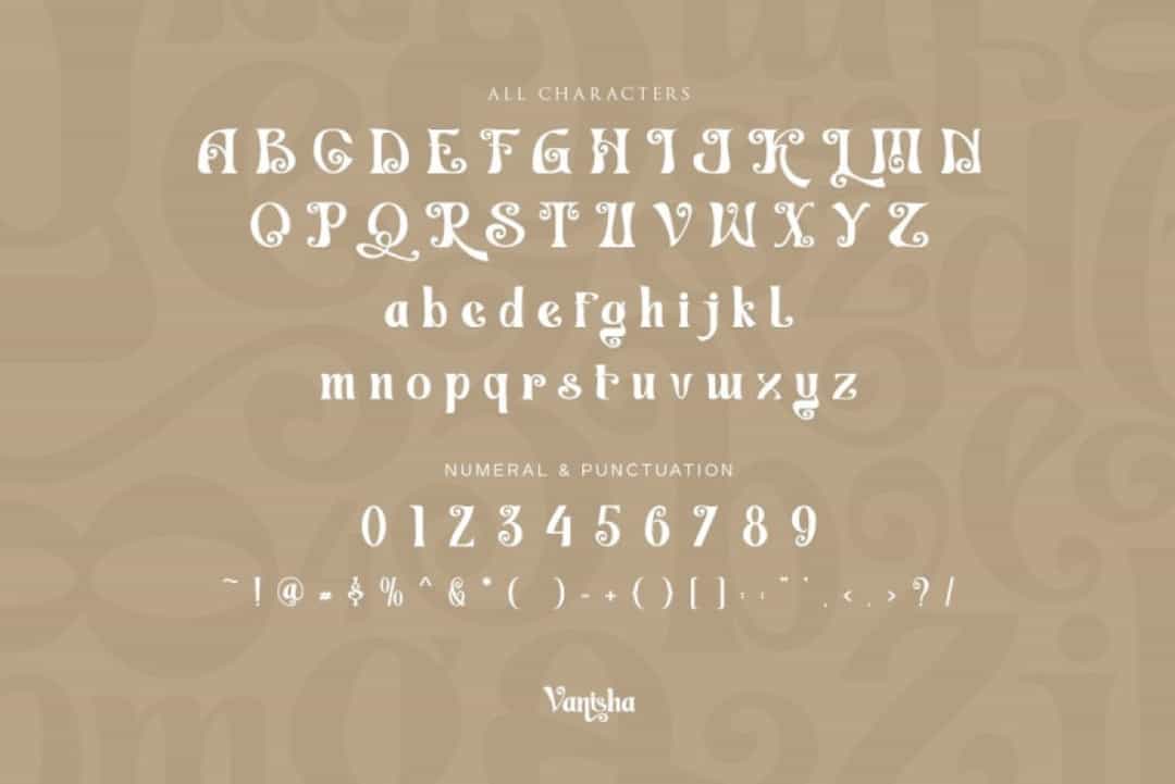 Vanisha Font Image 3