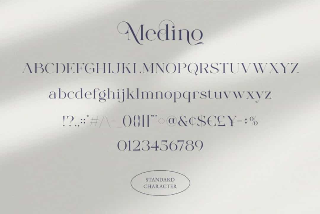 Medino Font Image 3