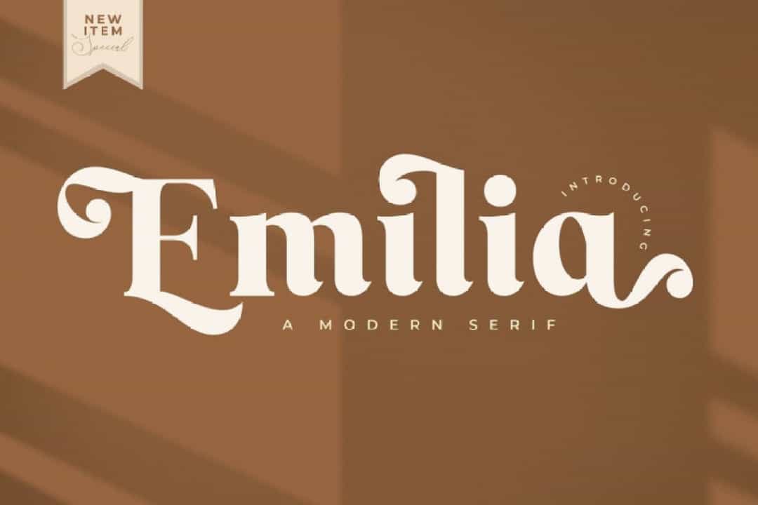Emilia Font Image 1